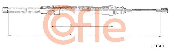 Trosas, stovėjimo stabdys COFLE 92.11.6761
