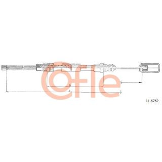 Trosas, stovėjimo stabdys COFLE 92.11.6762