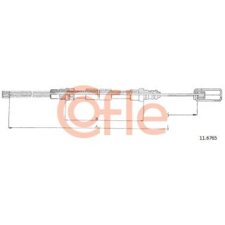 Trosas, stovėjimo stabdys COFLE 92.11.6765