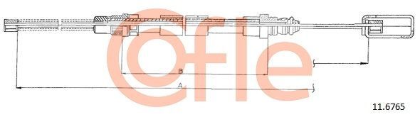 Trosas, stovėjimo stabdys COFLE 92.11.6765