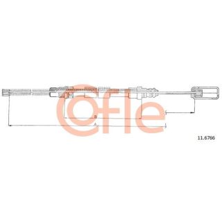 Trosas, stovėjimo stabdys COFLE 92.11.6766