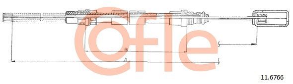 Trosas, stovėjimo stabdys COFLE 92.11.6766