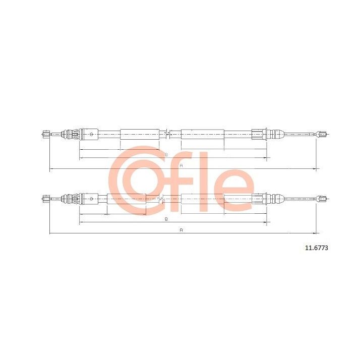 Trosas, stovėjimo stabdys COFLE 92.11.6773