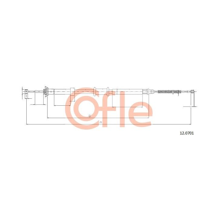 Trosas, stovėjimo stabdys COFLE 92.12.0701