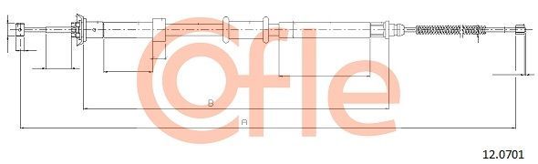 Trosas, stovėjimo stabdys COFLE 92.12.0701