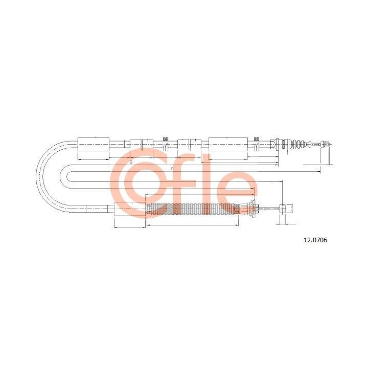Trosas, stovėjimo stabdys COFLE 92.12.0706