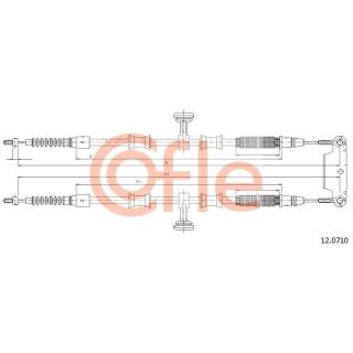 Trosas, stovėjimo stabdys COFLE 92.12.0710