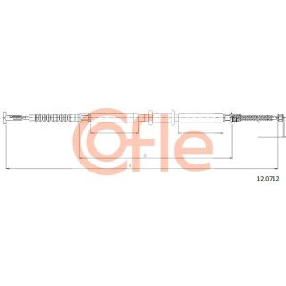 Trosas, stovėjimo stabdys COFLE 92.12.0712