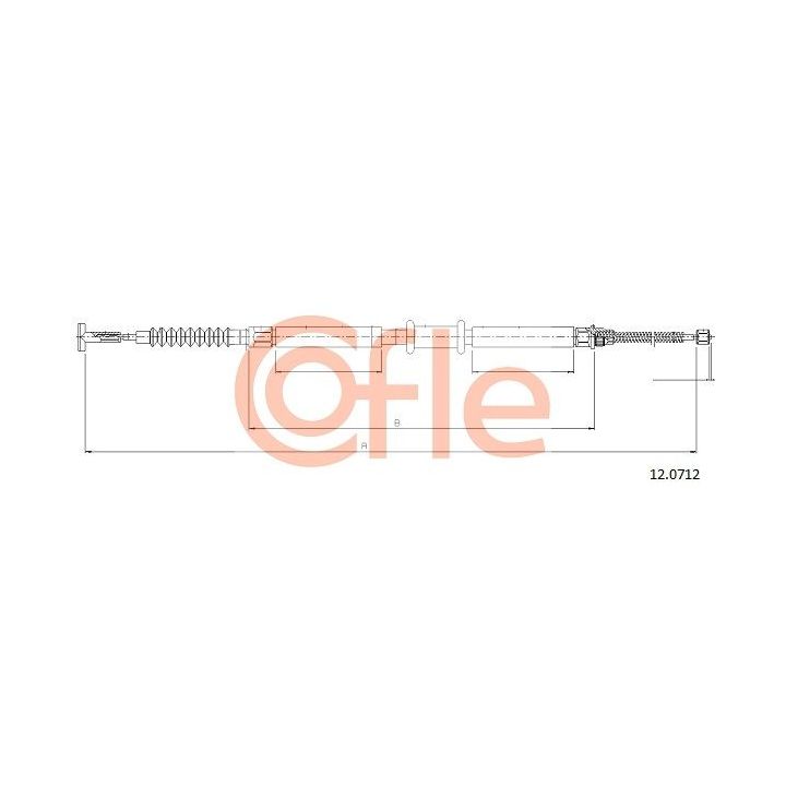 Trosas, stovėjimo stabdys COFLE 92.12.0712