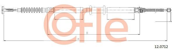Trosas, stovėjimo stabdys COFLE 92.12.0712