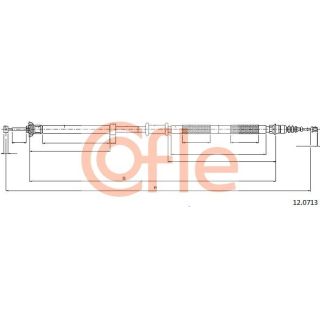 Trosas, stovėjimo stabdys COFLE 92.12.0713