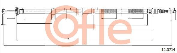 Trosas, stovėjimo stabdys COFLE 92.12.0714