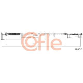Trosas, stovėjimo stabdys COFLE 92.12.0717