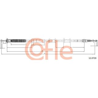 Trosas, stovėjimo stabdys COFLE 92.12.0720