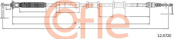 Trosas, stovėjimo stabdys COFLE 92.12.0720