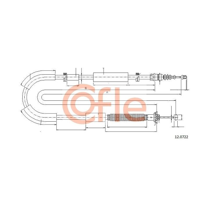 Trosas, stovėjimo stabdys COFLE 92.12.0722