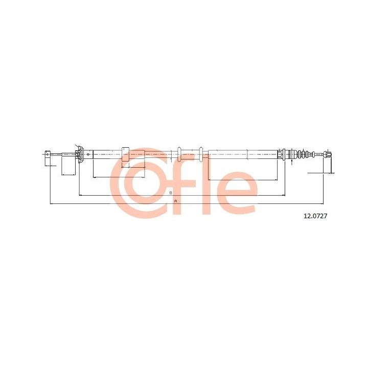 Trosas, stovėjimo stabdys COFLE 92.12.0727