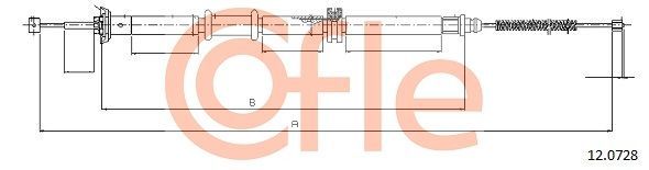 Trosas, stovėjimo stabdys COFLE 92.12.0728