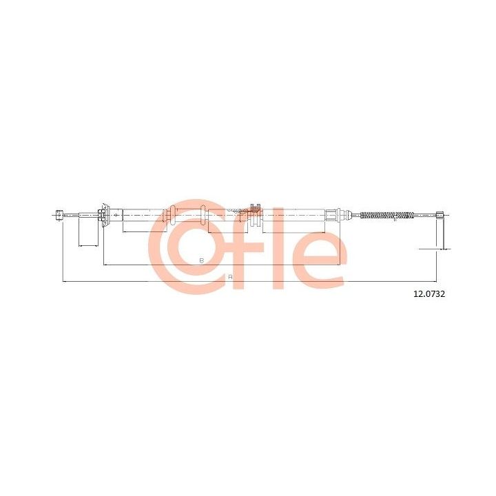 Trosas, stovėjimo stabdys COFLE 92.12.0732