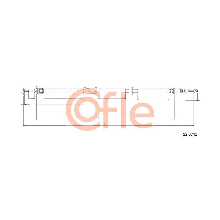 Trosas, stovėjimo stabdys COFLE 92.12.0741