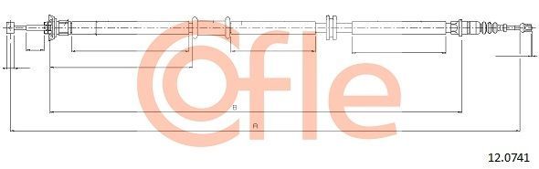 Trosas, stovėjimo stabdys COFLE 92.12.0741