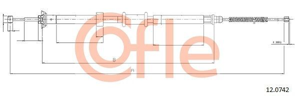 Trosas, stovėjimo stabdys COFLE 92.12.0742