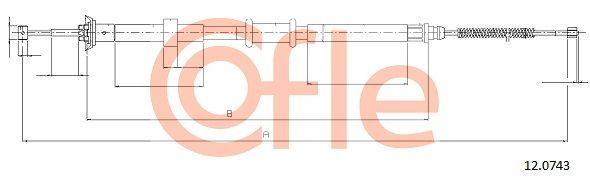 Trosas, stovėjimo stabdys COFLE 92.12.0743