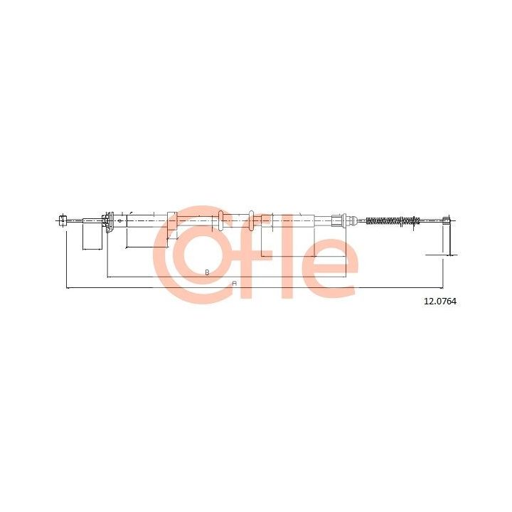 Trosas, stovėjimo stabdys COFLE 92.12.0764
