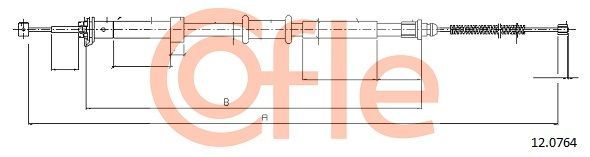 Trosas, stovėjimo stabdys COFLE 92.12.0764