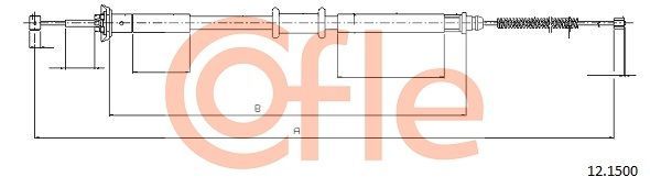 Trosas, stovėjimo stabdys COFLE 92.12.1500