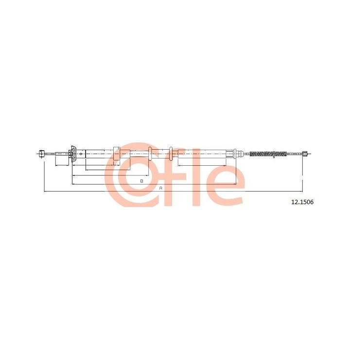 Trosas, stovėjimo stabdys COFLE 92.12.1506
