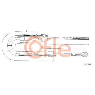 Trosas, stovėjimo stabdys COFLE 92.12.3706