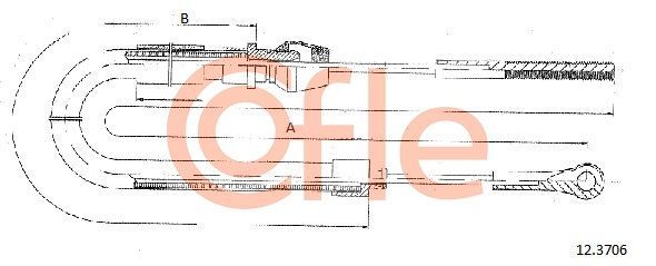 Trosas, stovėjimo stabdys COFLE 92.12.3706