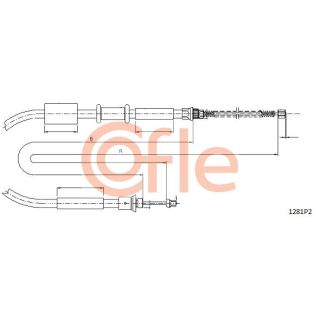 Trosas, stovėjimo stabdys COFLE 92.1281P2