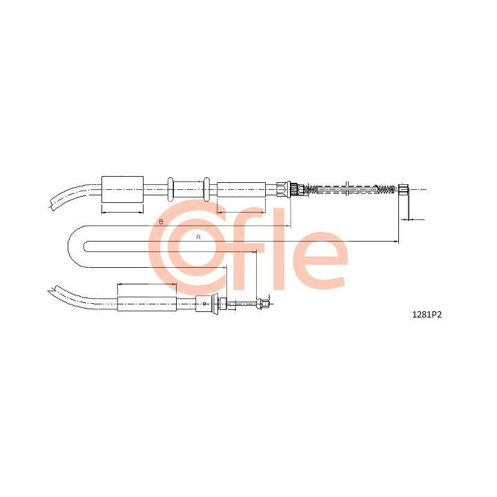Trosas, stovėjimo stabdys COFLE 92.1281P2