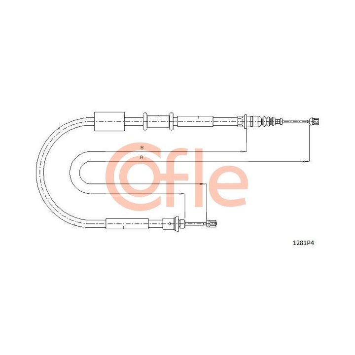 Trosas, stovėjimo stabdys COFLE 92.1281P4