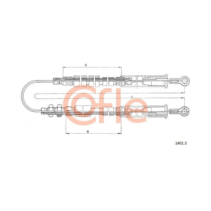 Trosas, stovėjimo stabdys COFLE 92.1401.3