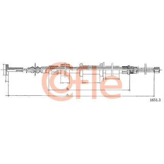 Trosas, stovėjimo stabdys COFLE 92.1651.3