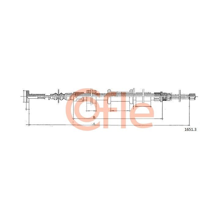 Trosas, stovėjimo stabdys COFLE 92.1651.3