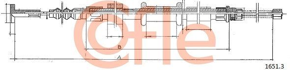 Trosas, stovėjimo stabdys COFLE 92.1651.3
