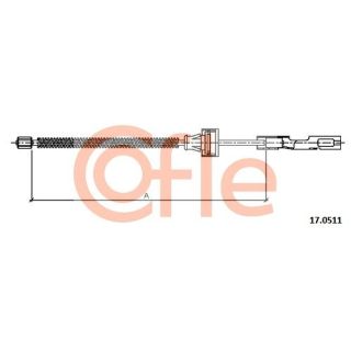 Trosas, stovėjimo stabdys COFLE 92.17.0511
