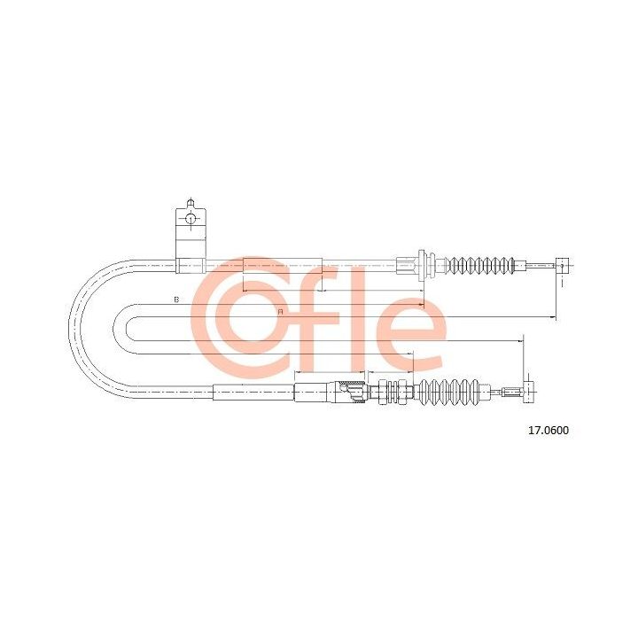 Trosas, stovėjimo stabdys COFLE 92.17.0600