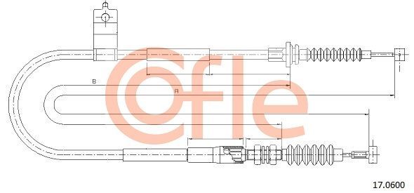 Trosas, stovėjimo stabdys COFLE 92.17.0600