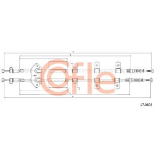 Trosas, stovėjimo stabdys COFLE 92.17.0603