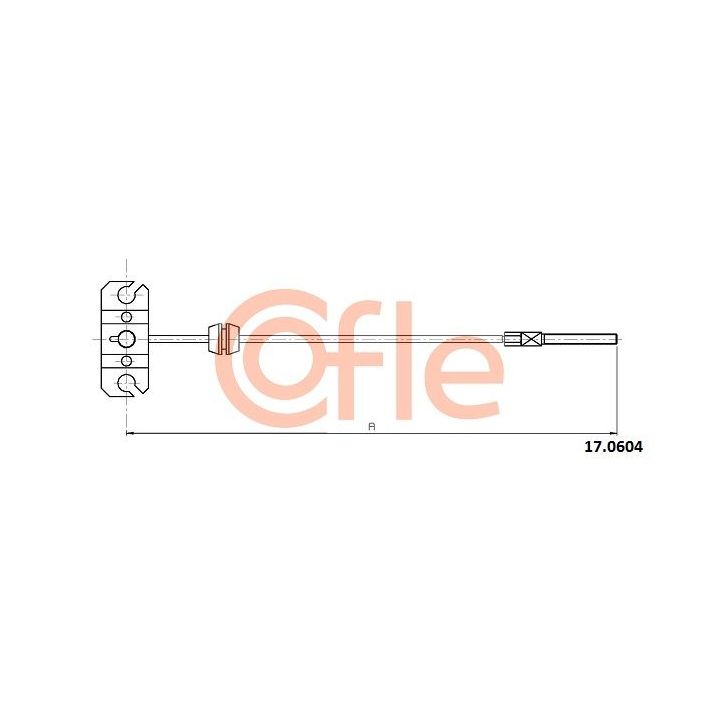 Trosas, stovėjimo stabdys COFLE 92.17.0604