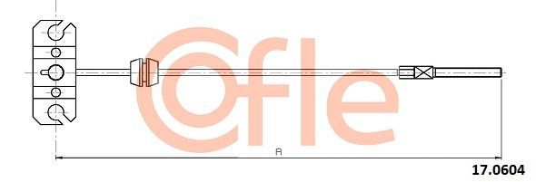 Trosas, stovėjimo stabdys COFLE 92.17.0604