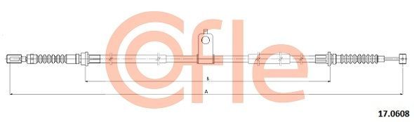 Trosas, stovėjimo stabdys COFLE 92.17.0608