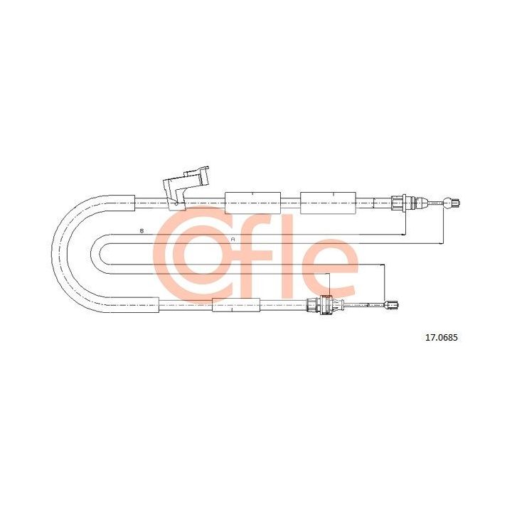 Trosas, stovėjimo stabdys COFLE 92.17.0685
