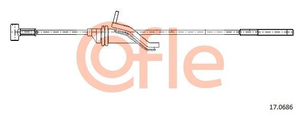 Trosas, stovėjimo stabdys COFLE 92.17.0686