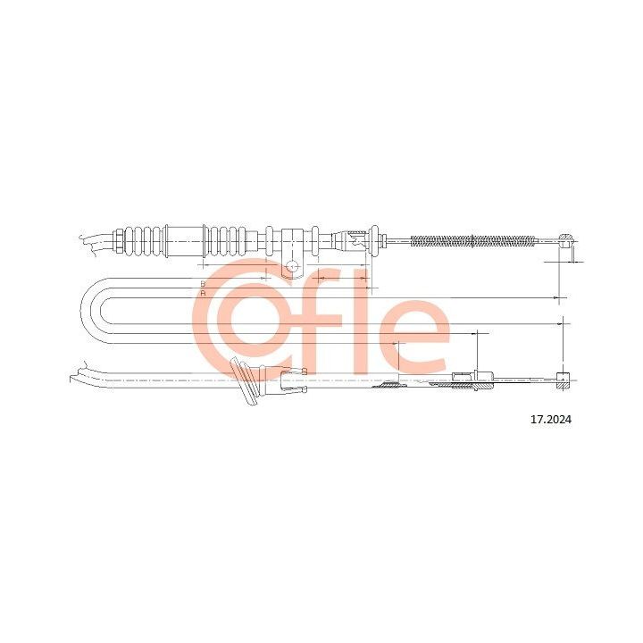 Trosas, stovėjimo stabdys COFLE 92.17.2024